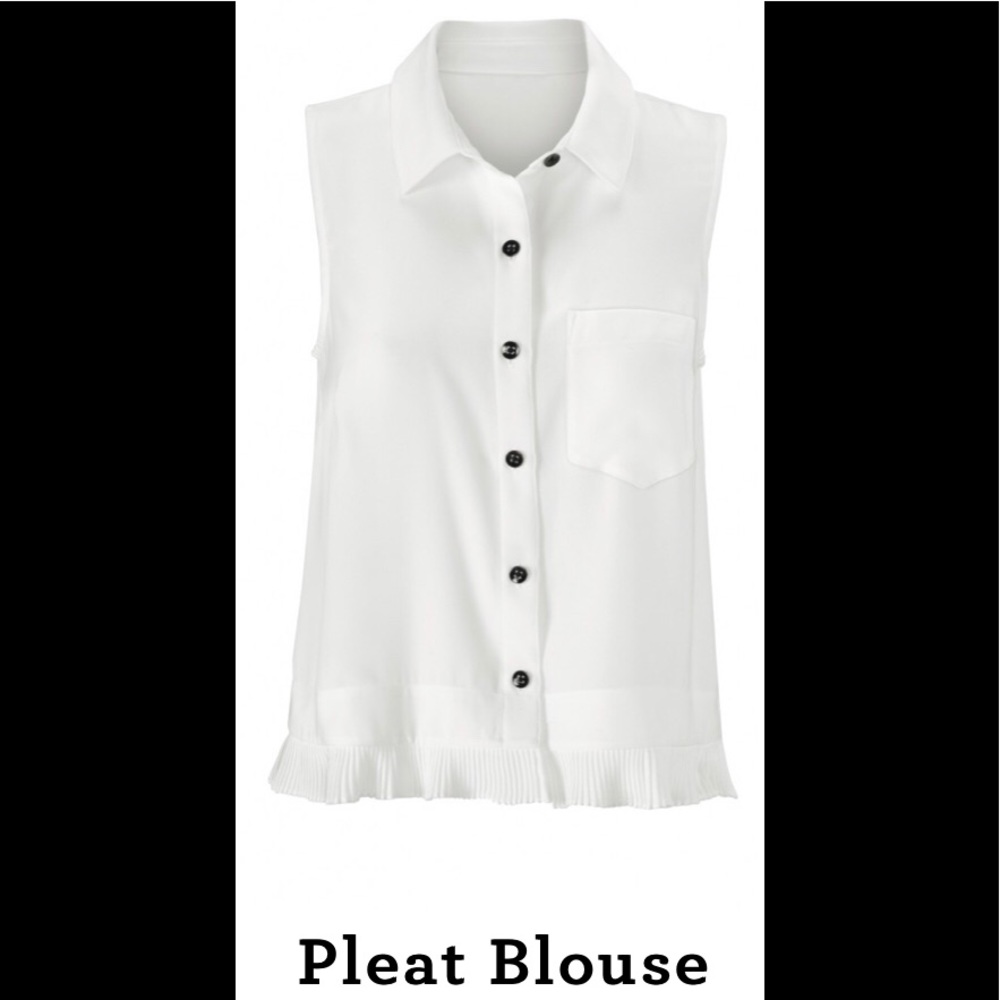 Cabi Pleat Blouse NWT XL